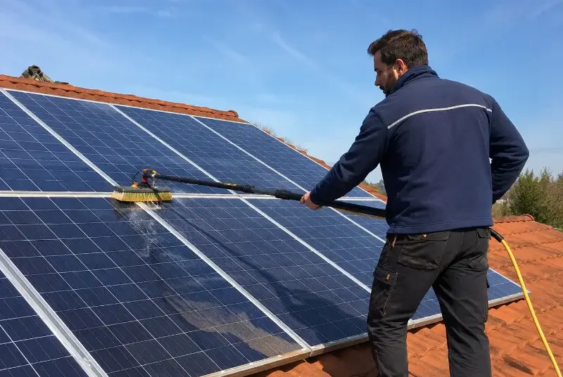 Nettoyage et entretien de panneaux solaires à Cérons